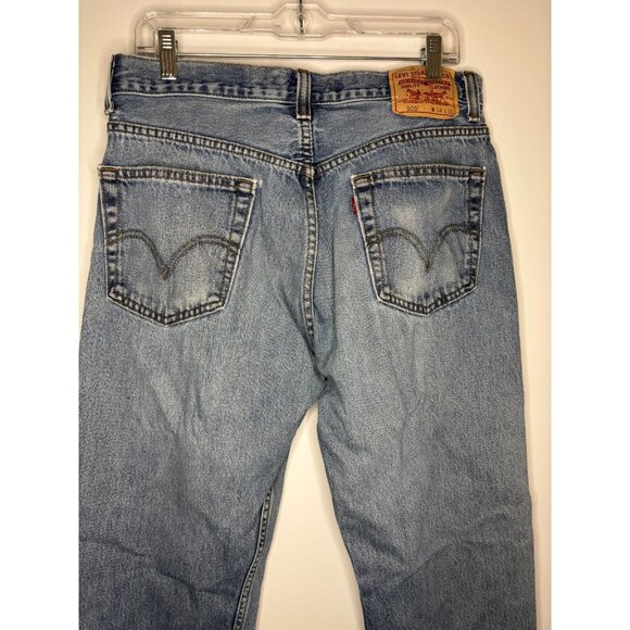 LEVI'S 505 Regular Fit 34x30 Mens Denim 5-Pocket Stretch - Picture 2 of 8